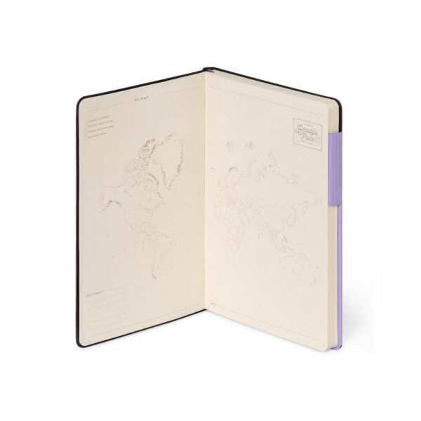 LEGAMI My Notebook – Liniertes Notizbuch Medium in Lavendel 3 | My Notebook – Taccuino a Righe Medium (13×21 cm) Lavanda