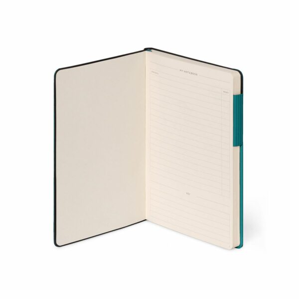 LEGAMI My Notebook – Liniertes Notizbuch Medium in Malachit Gruen 2 | My Notebook – Lined Notebook Medium (13×21 cm) in Malachite Green