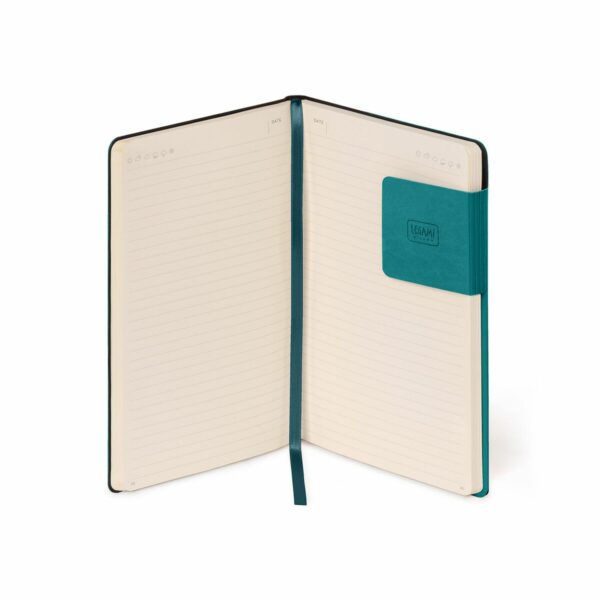 LEGAMI My Notebook – Liniertes Notizbuch Medium in Malachit Gruen 5 | My Notebook – Lined Notebook Medium (13×21 cm) in Malachite Green