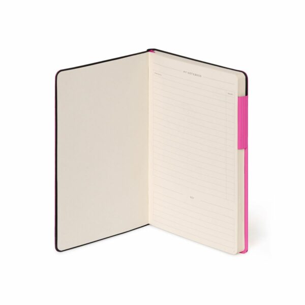 LEGAMI My Notebook – Liniertes Notizbuch Medium in Pink 2 | My Notebook – Lined Notebook Medium (13×21 cm) in Pink