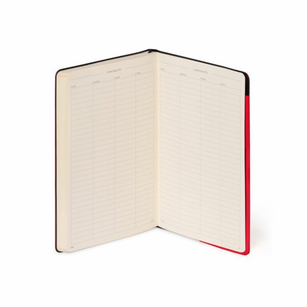 LEGAMI My Notebook – Liniertes Notizbuch Medium in Rot 6 | My Notebook – Liniertes Notizbuch Medium (13×21 cm) in Rot