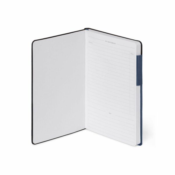 LEGAMI My Notebook – Punktkariertes Notizbuch Medium in Galaktisch Blau 2 | My Notebook – Punktkariertes Notizbuch Medium (13×21 cm) in Galaktisch Blau