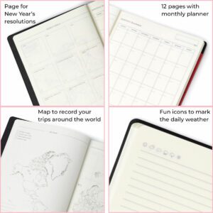 LEGAMI Notizbuch My Notebook 2 | My Notebook Grey Diamond – Notizbuch Medium (13×21 cm), liniert
