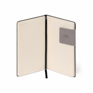 LEGAMI Notizbuch My Notebook Grey Diamond – Medium 13×21 cm liniert 2 | Bewertungen von Italiano Bello