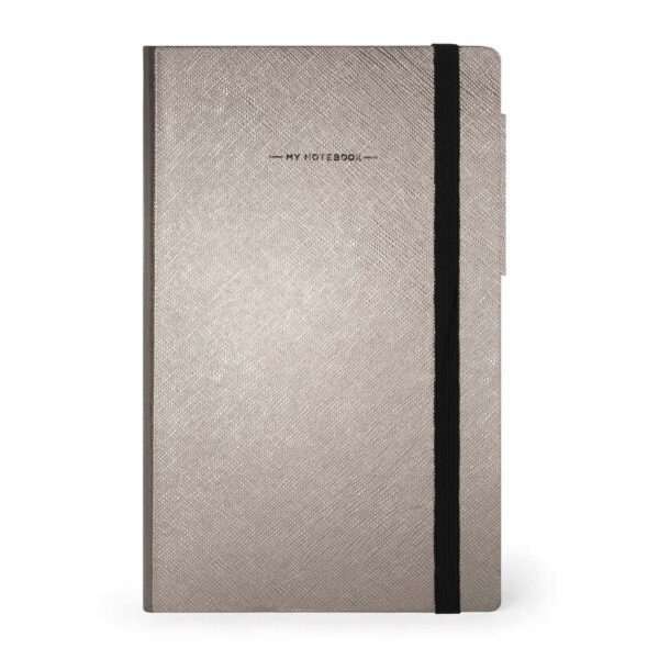 LEGAMI Notizbuch My Notebook Grey Diamond – Medium (13×21 cm), liniert