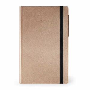 LEGAMI Taccuino My Notebook Rose Gold – Medium (13×21 cm), a righe