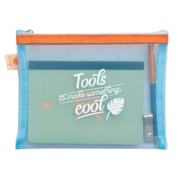 Mr. Wonderful Pencil Case with Notebook and Pencil – Tools to make something cool