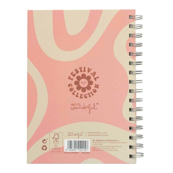 Mr. Wonderful Notizbuch Blank pages for dreams and more 4 | Blank pages for dreams and more – Spiral-Notizbuch A5 kariert