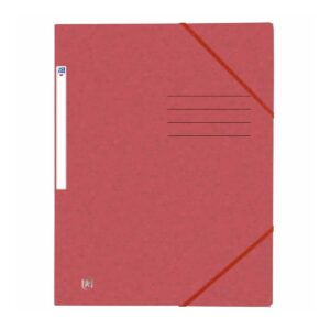 Oxford Top File+ 3-Flap Folder dark red A4