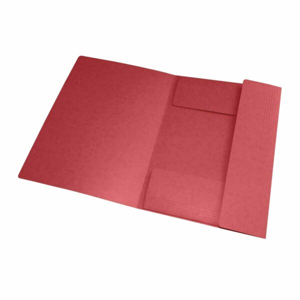Oxford Top File Eckspannermappe dunkelrot A4 2 | Top File+ 3-Flap Folder dark red A4