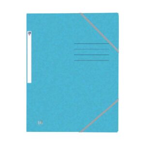 Oxford Top File+ cartella con elastico angolare azzurro A4