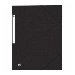 Oxford Top File+ 3-Flap Folder black A4