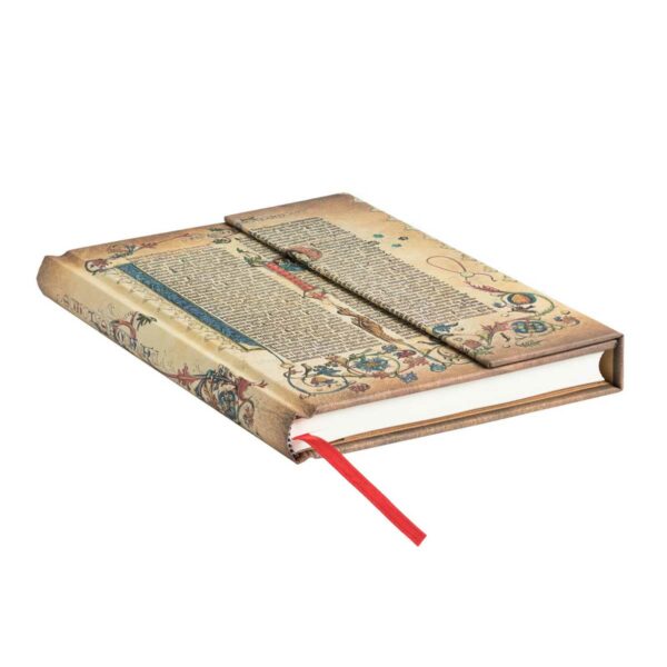 Paperblanks Notizbuch Gutenberg Bibel Parabel – Midi 18×13 cm liniert edge | Gutenberg Bible Parabole – Notebook Midi (18×13 cm), lined