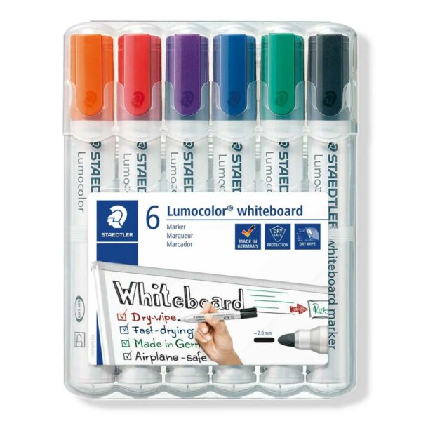 STAEDTLER Lumocolor Whiteboard Marker 351 6er Etui 2 | STAEDTLER Lumocolor Whiteboard Marker 351, 6-piece case