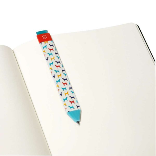 Thinking Gifts Pen Bookmark Hunde Stift und Lesezeichen in einem 4 | Pen Bookmark Dogs - Penna e segnalibro in uno