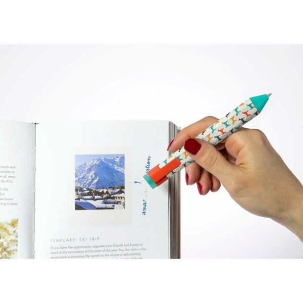 Thinking Gifts Pen Bookmark Hunde Stift und Lesezeichen in einem 6 | Pen Bookmark Hunde - Stift und Lesezeichen in einem