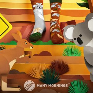 Koality Time Socken von Many Mornings 2 | Geschenkideen für Koala-Fans