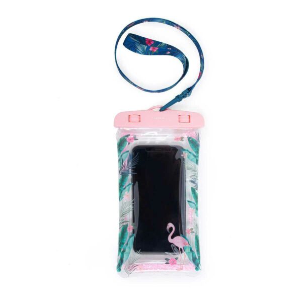 LEGAMI Waterproof Smartphone Pouch Flamingo