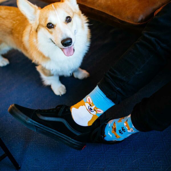 Playful Dog Corgi Socken von Many Mornings 2 | Playful Dog Corgi Socken