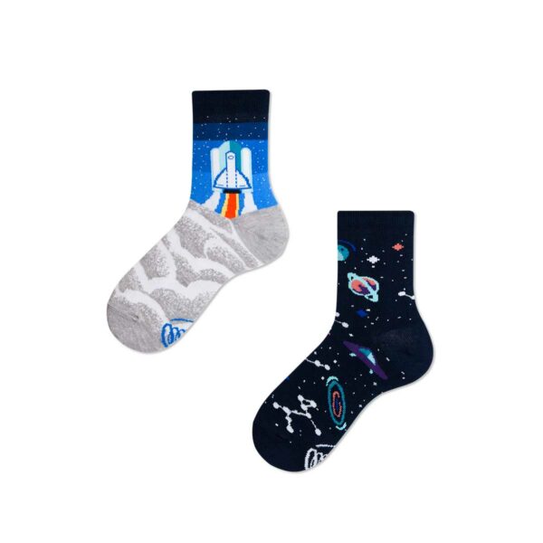 Space Trip Kids Socks from Many Mornings