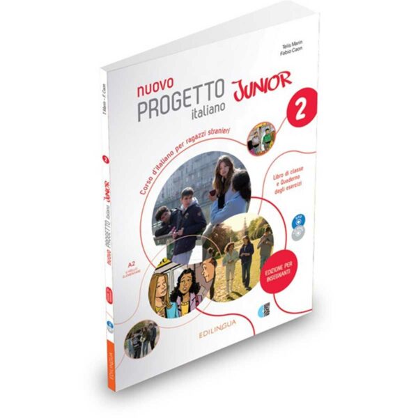 Edilingua: Nuovo Progetto italiano Junior 2 – Edizione per insegnanti (+ CD + DVD Video)
