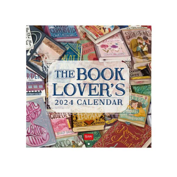 LEGAMI Book Lover Wall Calendar 2024 – 30 x 29 cm