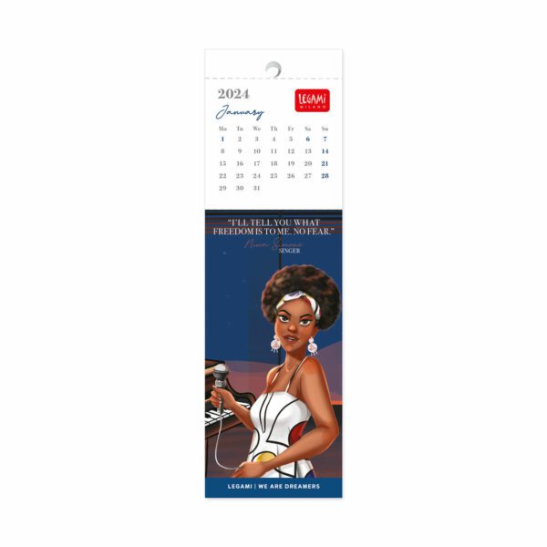 LEGAMI Inspiring Women Lesezeichen Kalender 2024 2 | Inspiring Women Bookmark Calendar 2024