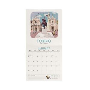 LEGAMI Italien Wandkalender 2024 – 18 x 18 cm 2 | Notizhefte, Stifte, Kalender und mehr