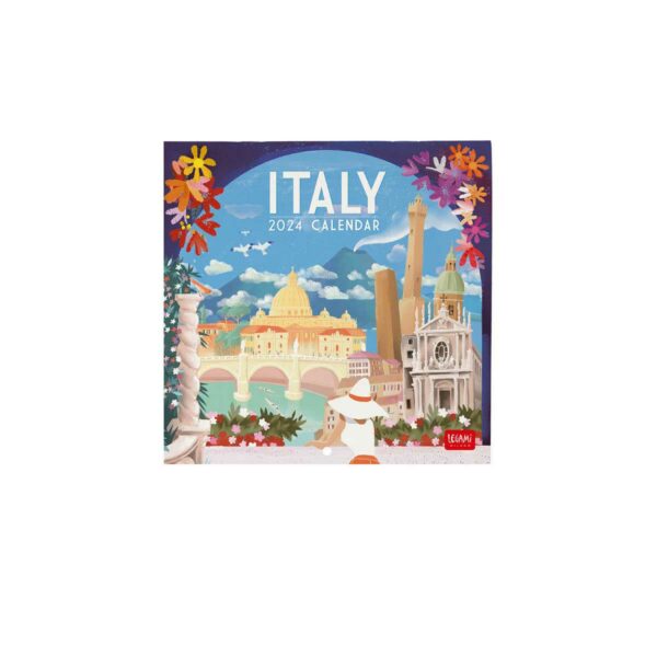LEGAMI Italien Wandkalender 2024 – 18 x 18 cm