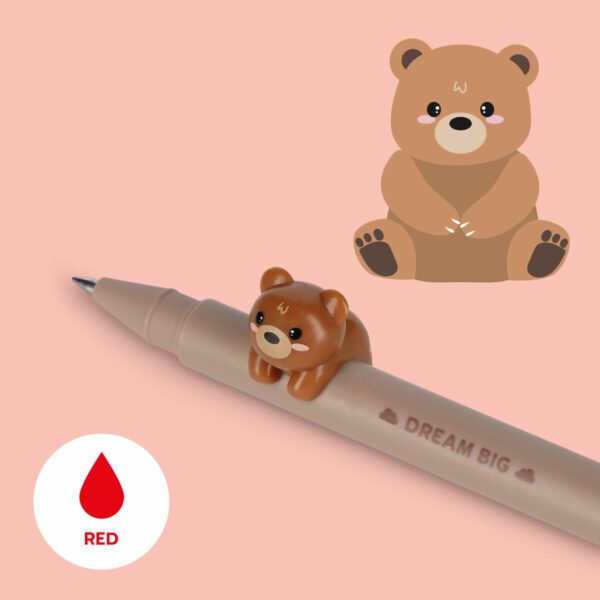 LEGAMI Lovely Friends Gelstift Baer 2 | Lovely Friends Gel Pen Bear – red