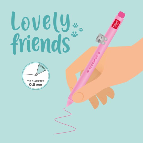 LEGAMI Lovely Friends Gelstift Katze 3 | Lovely Friends Gelstift Katze – pink