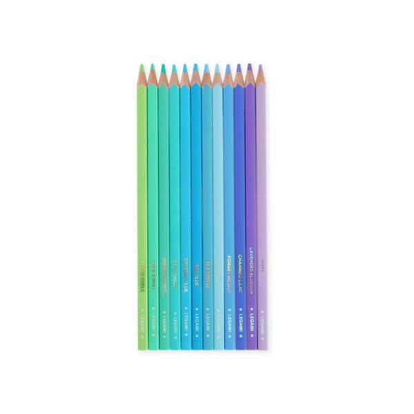 LEGAMI Set of 12 Colouring Pencils – Ocean Palette