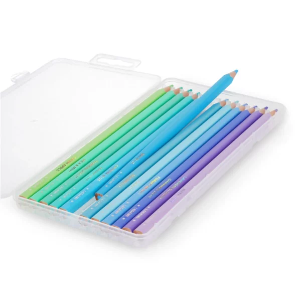 LEGAMI Set mit 12 Buntstiften – Ocean Palette 8 | Set of 12 Colouring Pencils – Ocean Palette