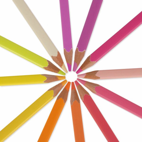 LEGAMI Set mit 12 Buntstiften – Sunset Palette 3 | Set of 12 Colouring Pencils – Sunset Palette