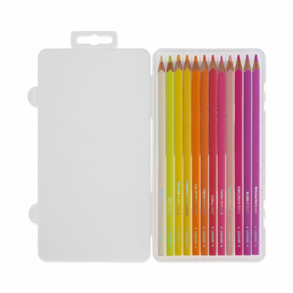 LEGAMI Set mit 12 Buntstiften – Sunset Palette 7 | Set of 12 Colouring Pencils – Sunset Palette