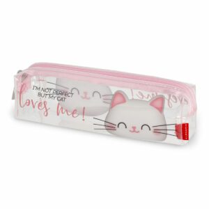 LEGAMI Stiftemäppchen Kätzchen – Transparent