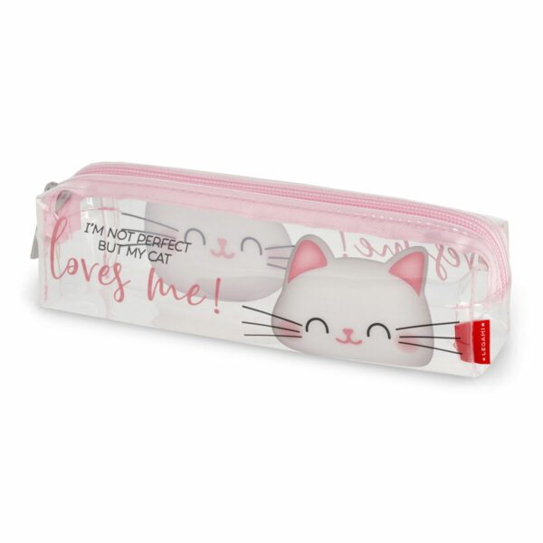 LEGAMI Kitty Pencil Case – transparent