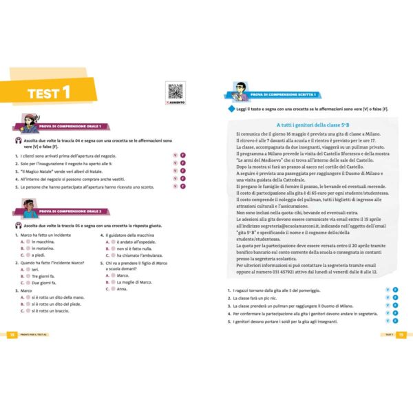 Loescher Editore Pronti per il test A2 1 | Pronti per il test A2