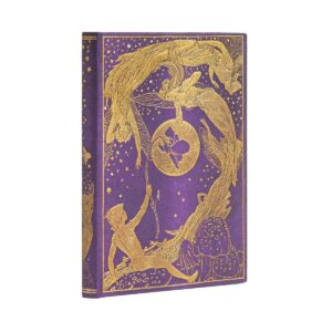 Paperblanks Notizbuch Violet Fairy – Mini (14×9,5 cm), liniert