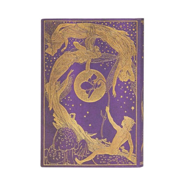 Paperblanks Notizbuch Violet Fairy – Mini 14×95 cm liniert 3 | La Fata Viola – Taccuino Mini (14×9,5 cm), a righe