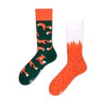 The Red Fox Socks from Many Mornings