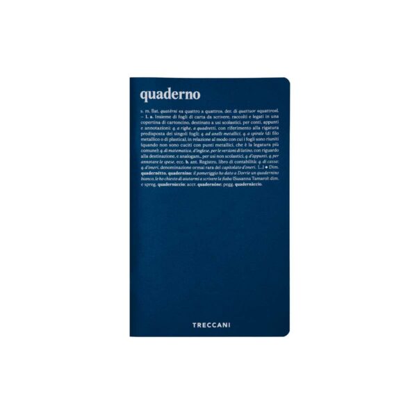 Treccani Quaderno – Notizheft Medium Blau