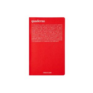 Treccani Quaderno – Notebook Medium Red