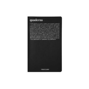 Treccani Quaderno – Notebook Medium Black