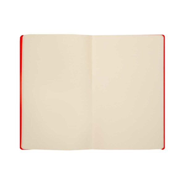 Treccani Quaderno – Unliniertes Notizheft Medium Rot | Quaderno – Unliniertes Notizheft Medium (13×21 cm) in Rot