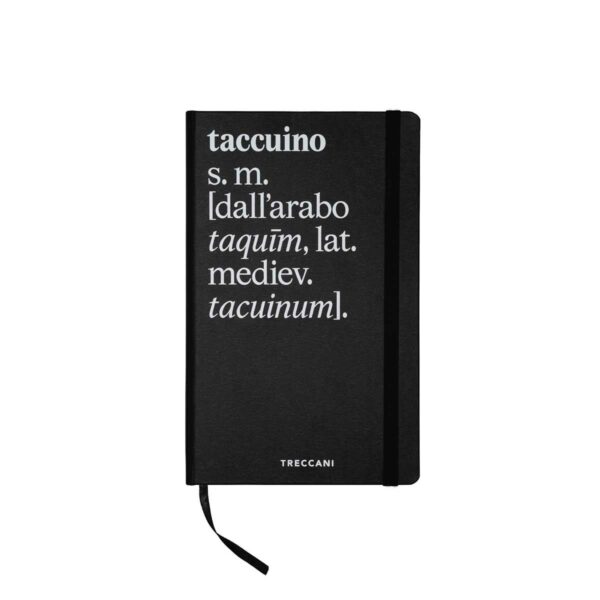 Treccani Taccuino – Notizbuch Medium Schwarz