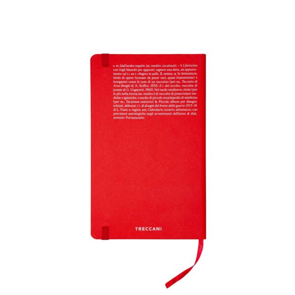 Treccani Taccuino – Notizbuch Medium Rot 2 | Taccuino – Lined Notebook Medium (13×21 cm) in Red