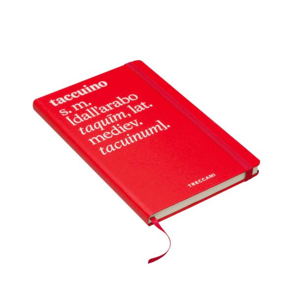 Treccani Taccuino – Notizbuch Medium Rot 3 | Taccuino – Liniertes Notizbuch Medium (13×21 cm) in Rot