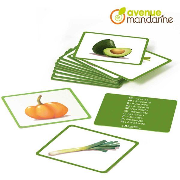 Avenue Mandarine – 24 Bildkarten Gemuese 2 | 24 Bildkarten Gemüse