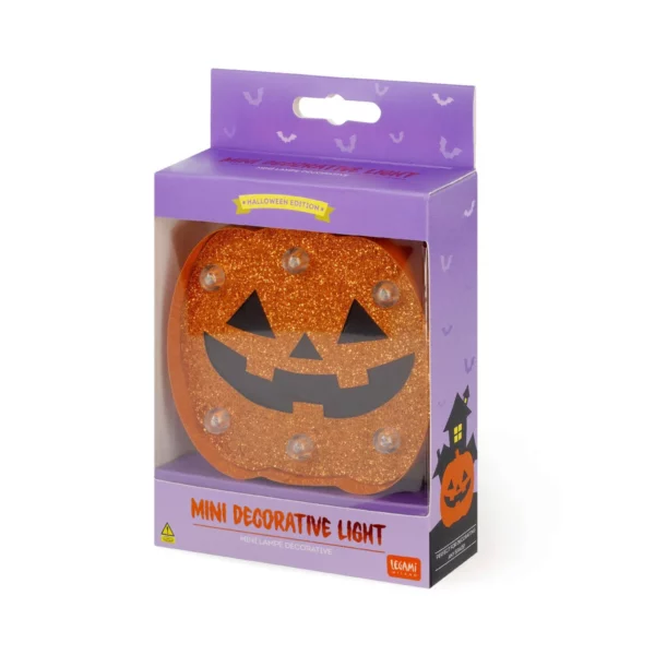 LEGAMI Dekorative Mini Deko Leuchte Halloween Kuerbis 3 | Pumpkin-shaped Mini Decorative Light